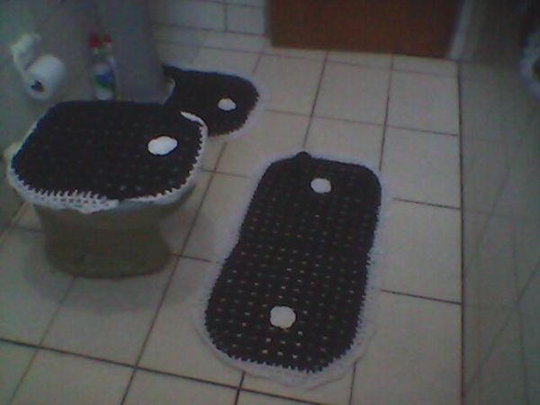 Jogo de Banheiro em Barbante